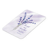 クリスチャン励ましラベンダー聖なる書物、 経典 マグネット (左側)