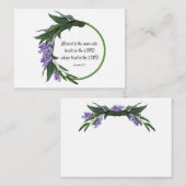 クリスチャン勇気付けられるカードバイブル聖句カード ノートカード (正面/裏面)