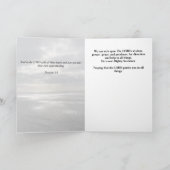 クリスチャン勇気付けられるグリーティングカード カード (内部)