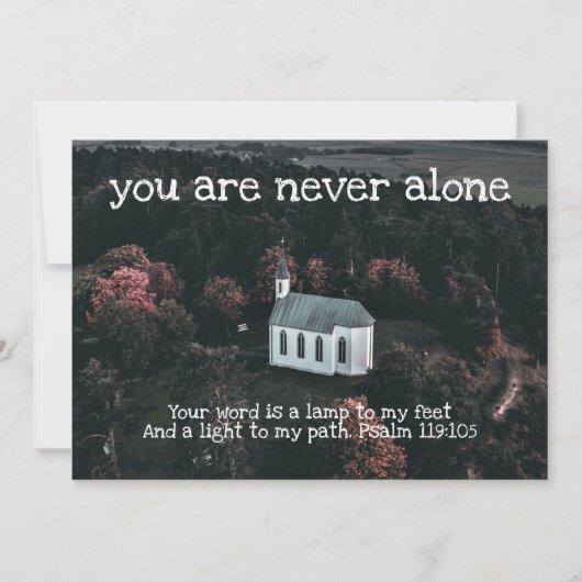 クリスチャン勇気付けられるフレンドカード 招待状 (正面)