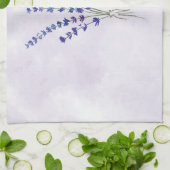 クリスチャン勇気付けられるラベンダーウィズ聖なる書物、 経典 キッチンタオル (折り畳み)