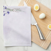 クリスチャン勇気付けられるラベンダーウィズ聖なる書物、 経典 キッチンタオル (四つ折り)