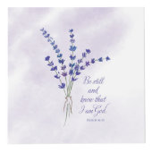 クリスチャン勇気付けられるラベンダーウィズ聖なる書物、 経典 フォトキューブ (右)