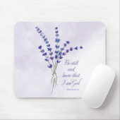 クリスチャン勇気付けられるラベンダーウィズ聖なる書物、 経典 マウスパッド (マウス)