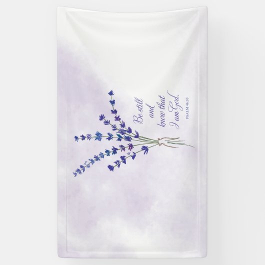 クリスチャン勇気付けられるラベンダーウィズ聖なる書物、 経典 横断幕