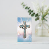 クリスチャン勇気付けられる祈りの言葉 名刺 (スタンド正面)