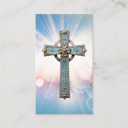 クリスチャン勇気付けられる祈りの言葉 名刺 (正面)