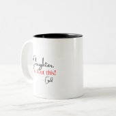 クリスチャン勇気付けられる ツートーンマグカップ (正面左)