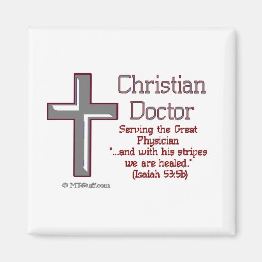 クリスチャン医師 マグネット (正面)