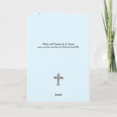 クリスチャン十字折りカード カード (裏面)