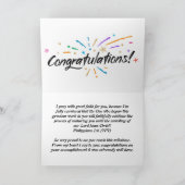 クリスチャン卒業カード カード (内部)