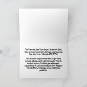 クリスチャン卒業カード カード (内部)