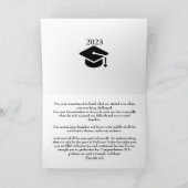 クリスチャン卒業カード カード (内部)