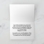 クリスチャン卒業カード カード (内部)