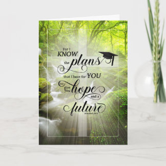 クリスチャン卒業祝いフォレストクリーク カード