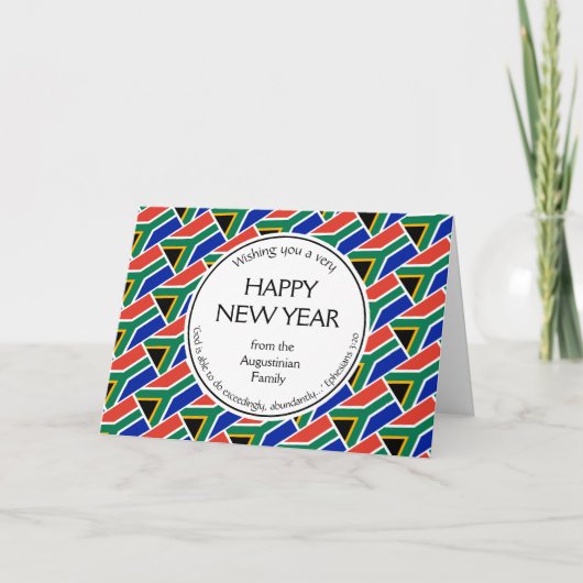 クリスチャン南アフリカ新年 シーズンカード (正面)