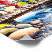 クリスチャン卿子供部屋ウォールアートに信頼 ポスター (角)