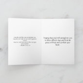 クリスチャン同情カードコラージュデザイン カード (内部)