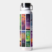 クリスチャン名前をカスタムする聖書瞑想 ウォーターボトル (背面)