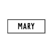クリスチャン名Mary on a ラバースタンプ (インプリント)