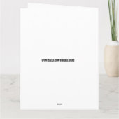 クリスチャン向けの回復祈願メッセージカード(聖書の名言付き) カード (裏面)