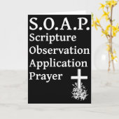 クリスチャン向けSOAP Scripture観察アプリP カード (黄色い花)