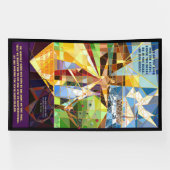 クリスチャン四旬復活祭の大きなバナー 横断幕 (横)