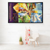 クリスチャン四旬復活祭の大きなバナー 横断幕 (インサイチュ)