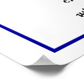 クリスチャン国旗とクリスチャン国旗への誓約 ポスター (角)