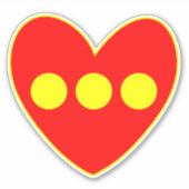 クリスチャン国旗 シール (正面)