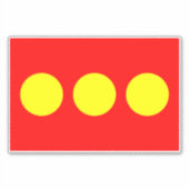 クリスチャン国旗 シール (正面)