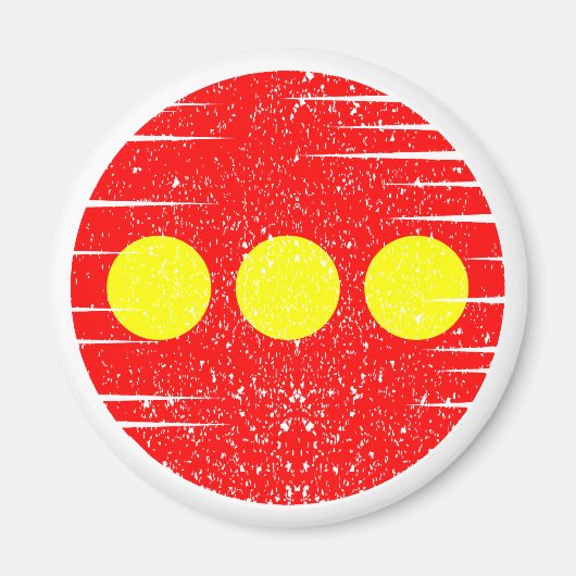 クリスチャン国旗 マグネット (正面)