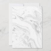 クリスチャン大理石エレガントスクリプト結婚式招待状 招待状 (裏面)