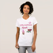 クリスチャン女子の聖書の言葉 Tシャツ (正面フル)