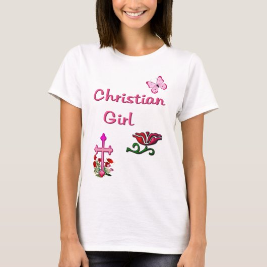 クリスチャン女子 Tシャツ (正面)