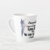 クリスチャン女性宗教聖書聖書引用文 カフェラテマグ (左アングル)