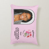 クリスチャン威厳がある誕生月花名写真 アクセントクッション (裏面(縦))