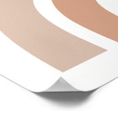 クリスチャン子供へ祈りの言葉ブラウン&ホワイト | ポスター (角)