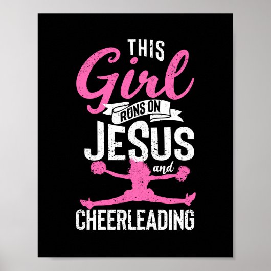 クリスチャン宗教上走の女の子 ポスター (正面)