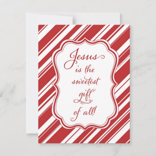 クリスチャン宗教的イエス赤と白クリスマス (正面)