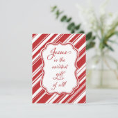 クリスチャン宗教的イエス赤と白クリスマス (スタンド正面)