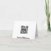 クリスチャン宗教的クリスマスホリデーノーテカード シーズンカード (裏面)