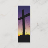 クリスチャン宗教的ミニカード祈りの言葉しおり スキニー名刺 (正面)