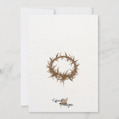 クリスチャン宗教的、聖なる書物、 経典イースターカード シーズンカード (裏面)