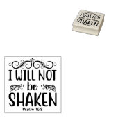 クリスチャン宗教私は動揺しない引用文 ラバースタンプ (押印)