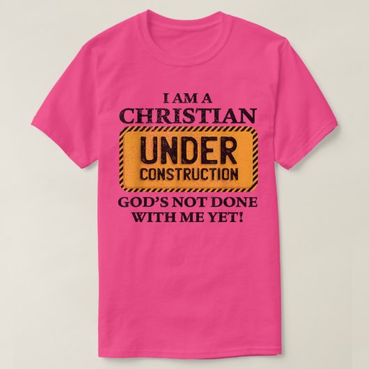 クリスチャン建築おもしろい者 Tシャツ (デザイン正面)