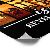 クリスチャン引用文ノーマル来アイントのバックレトロジェス ポスター (角)