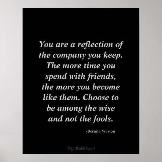 クリスチャン引用文 ポスター (正面)