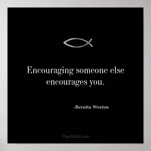 クリスチャン引用文 ポスター (正面)