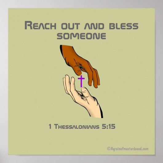 クリスチャン引用文 ポスター (正面)